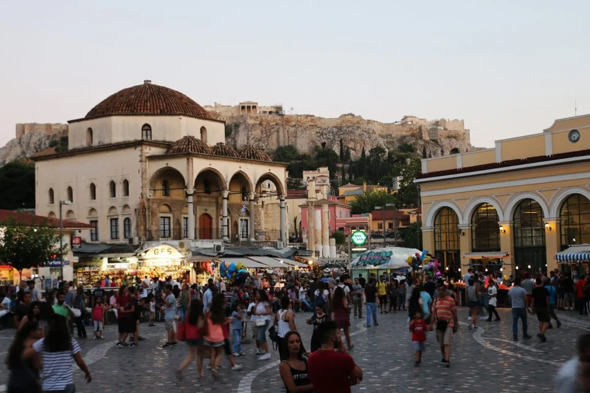 Monastiraki Square by day