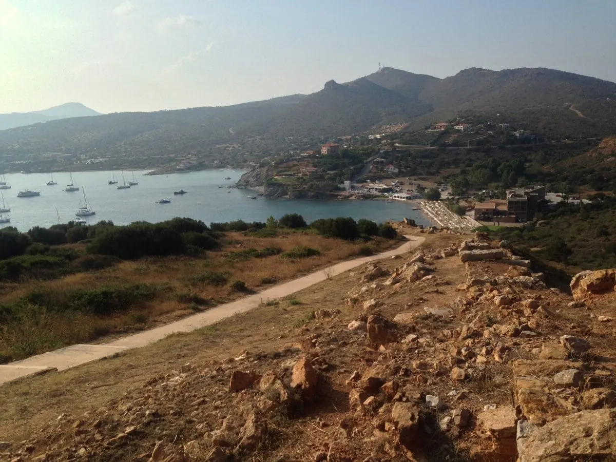 Beaches near Athens Sounio