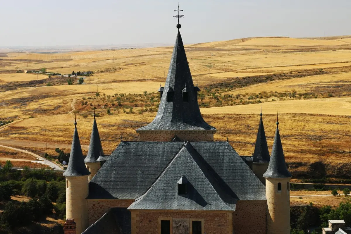 IMG_4106_El Alcazar castle and Segovia countryside